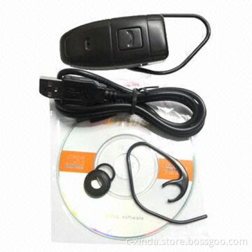 Bluetooth Hidden Camera with CIF AVI Video Format and High-capacity Polymer Battery